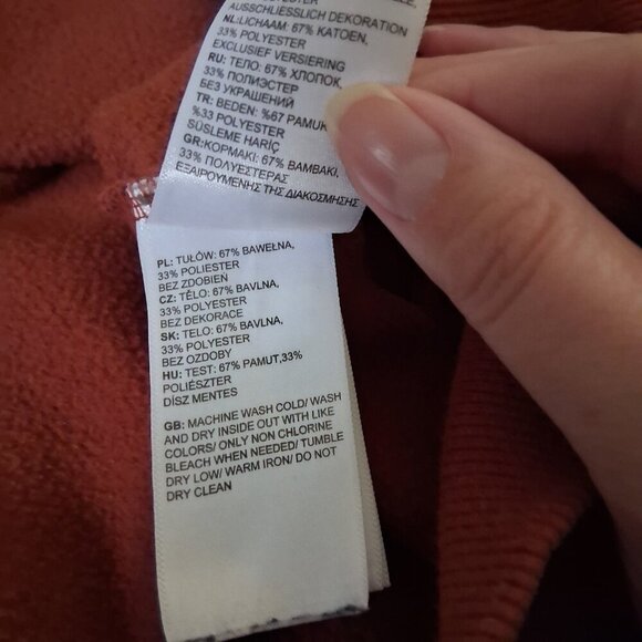 The North Face Men's Size Large Drew Peak Brandy Brown Hoodie - Picture 8 of 11